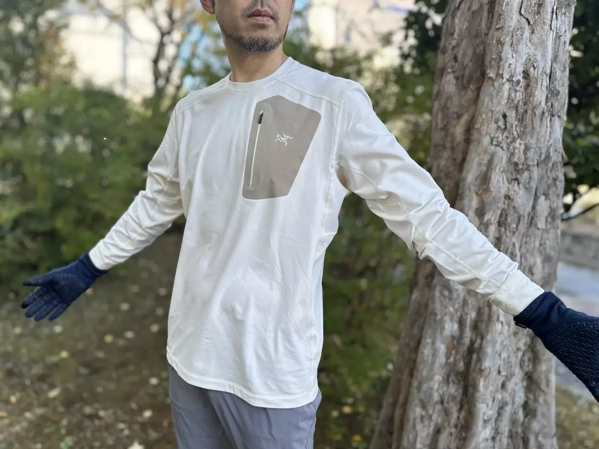 寒い季節の登山&トレイルランニングにおすすめのベースレイヤー『アークテリクス ロー LT クルーネック』