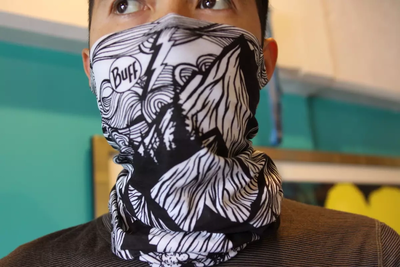 【レビュー】マスク代わりにBUFF-ランニング、山小屋で活躍