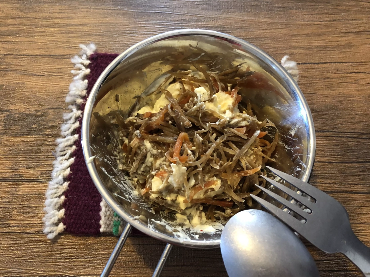 簡単!コンビニ食材を使用した山ごはん