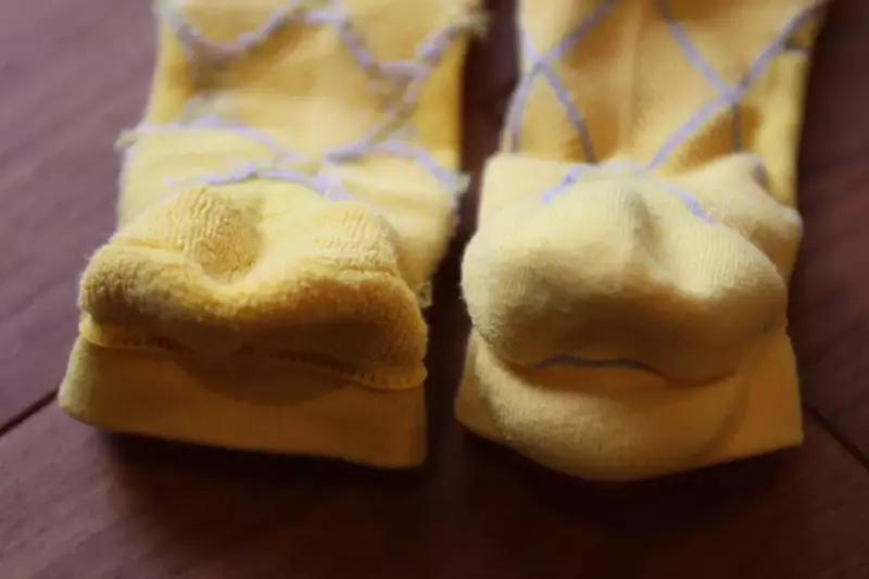 登山用ソックス構造