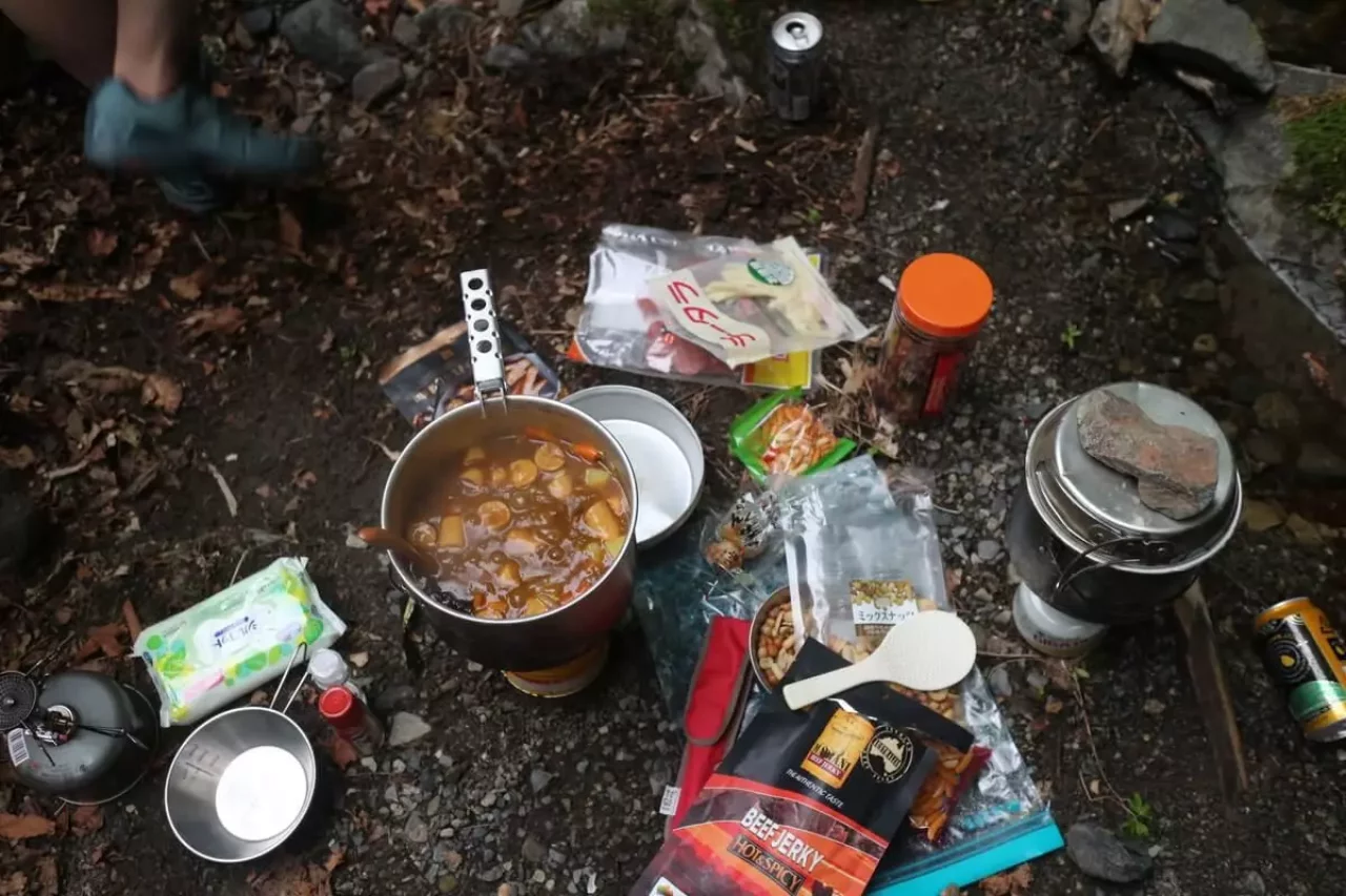 雲取山 三条の湯のテント場