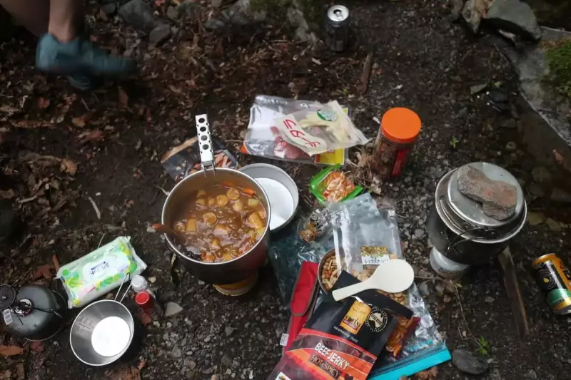 雲取山 三条の湯のテント場