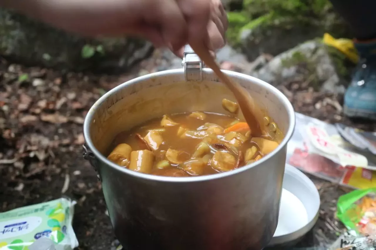 雲取山 三条の湯のテント場