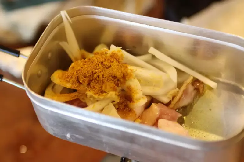 メスティンで作るインド風炊き込みご飯の作り方2