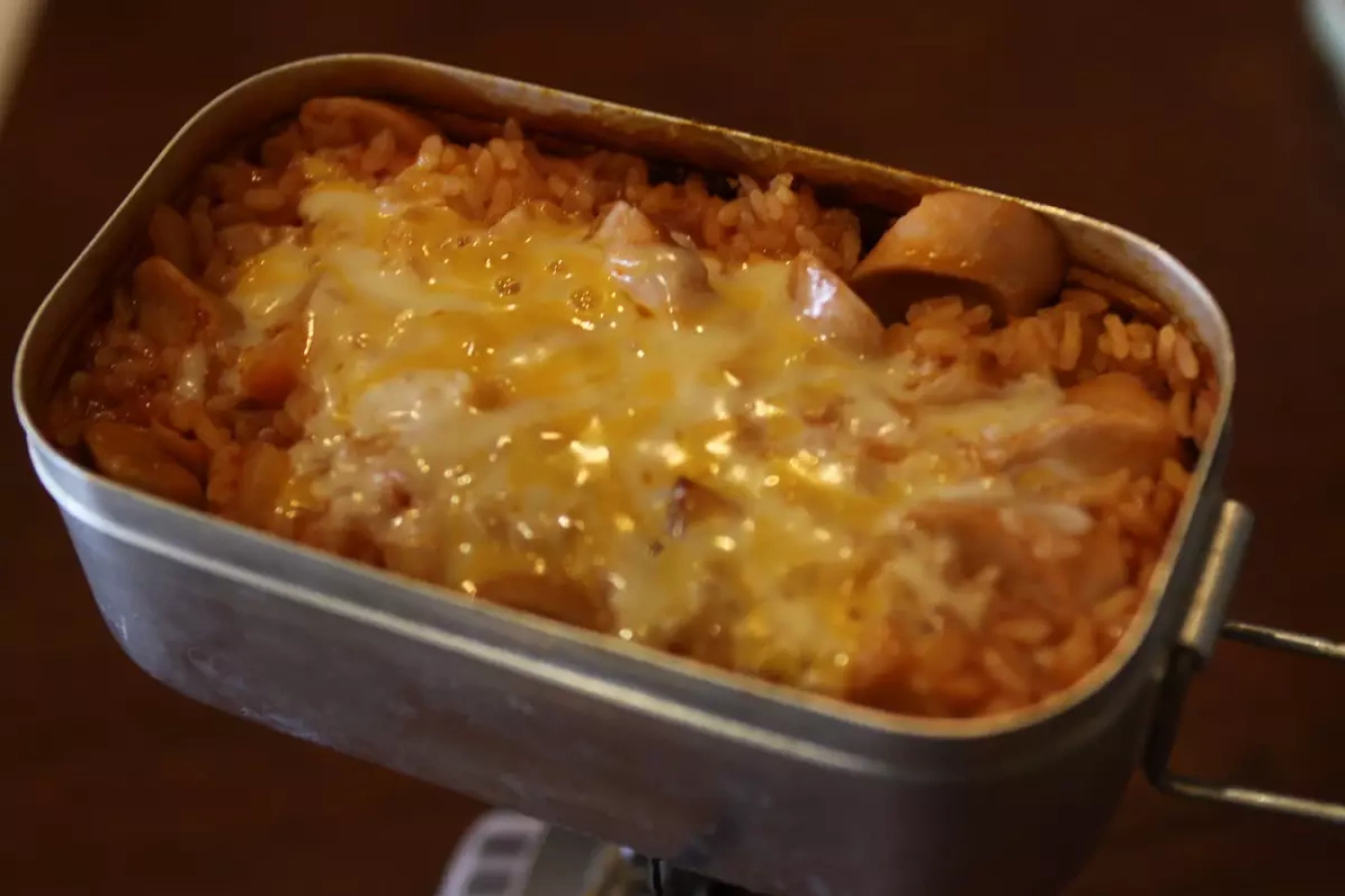 メスティンレシピ トマトのチーズリゾット