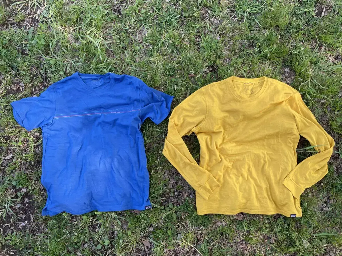 【レビュー】パタゴニアのメリノウール製ベースレイヤー-Tシャツとロングスリーブの使い分け