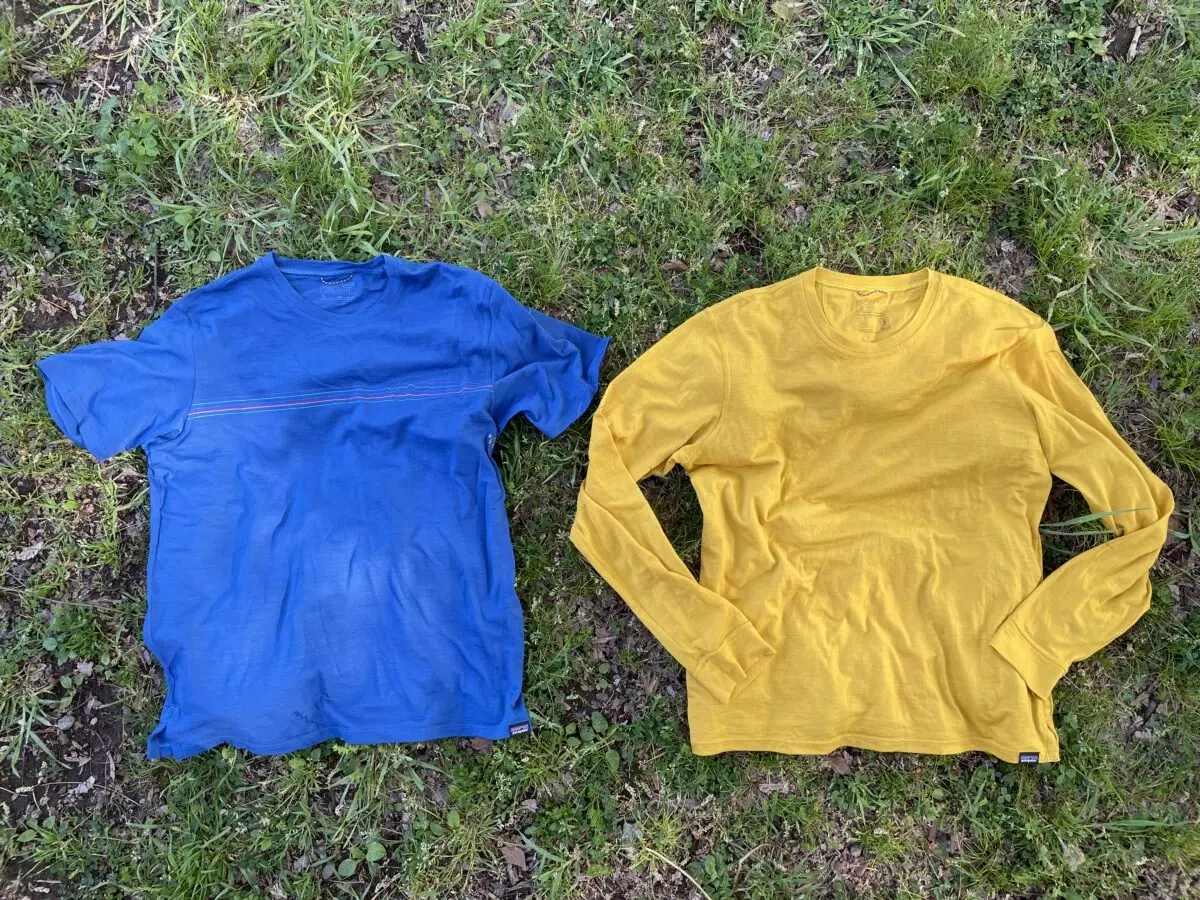【レビュー】パタゴニアのメリノウール製ベースレイヤー-Tシャツとロングスリーブの使い分け