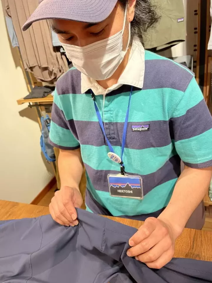 メンズ・アルトヴィア・トレイル・パンツ(ショート)のサイズ感