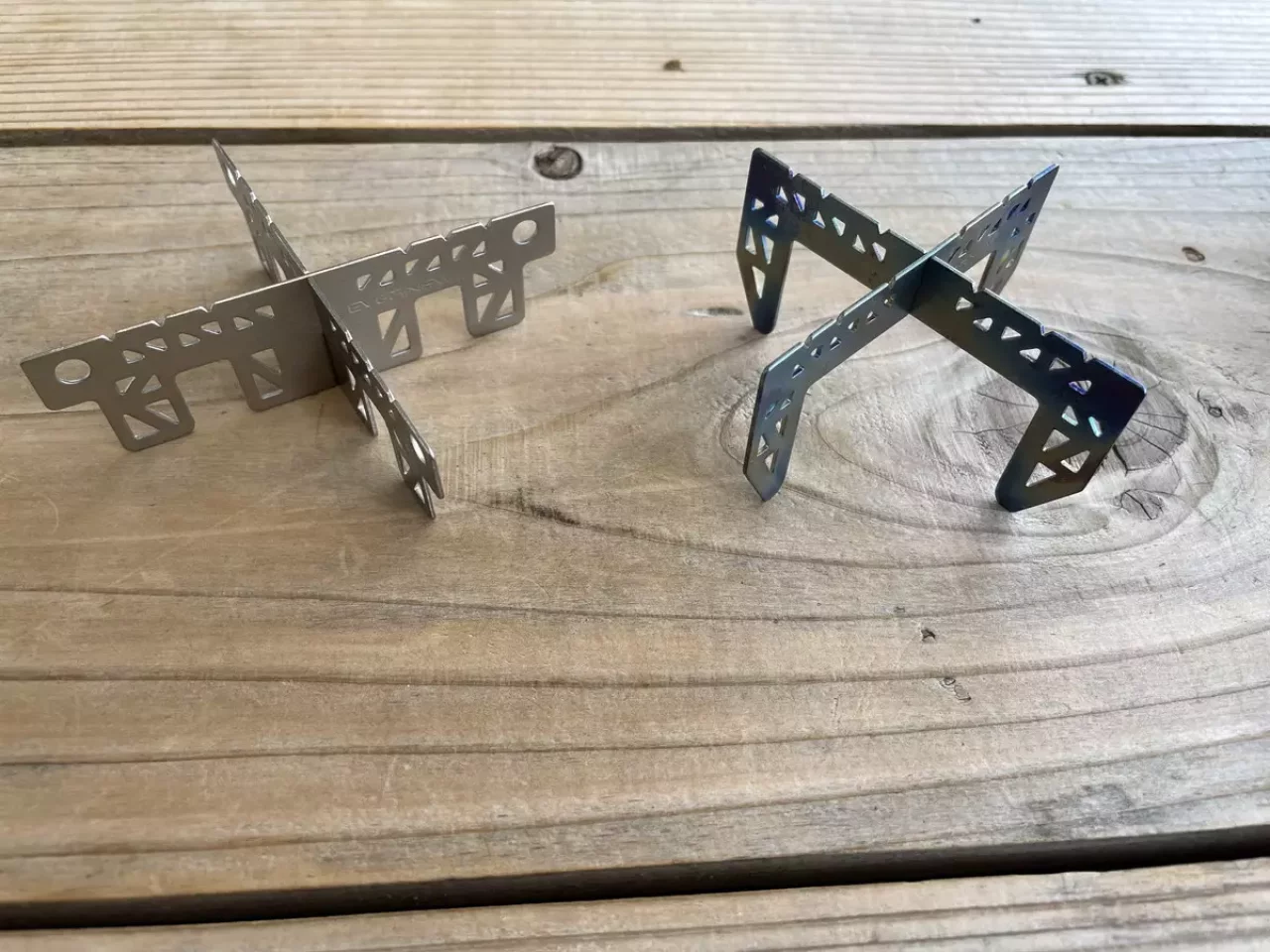 チタン五徳TriveTi&チタン十字五徳の比較表