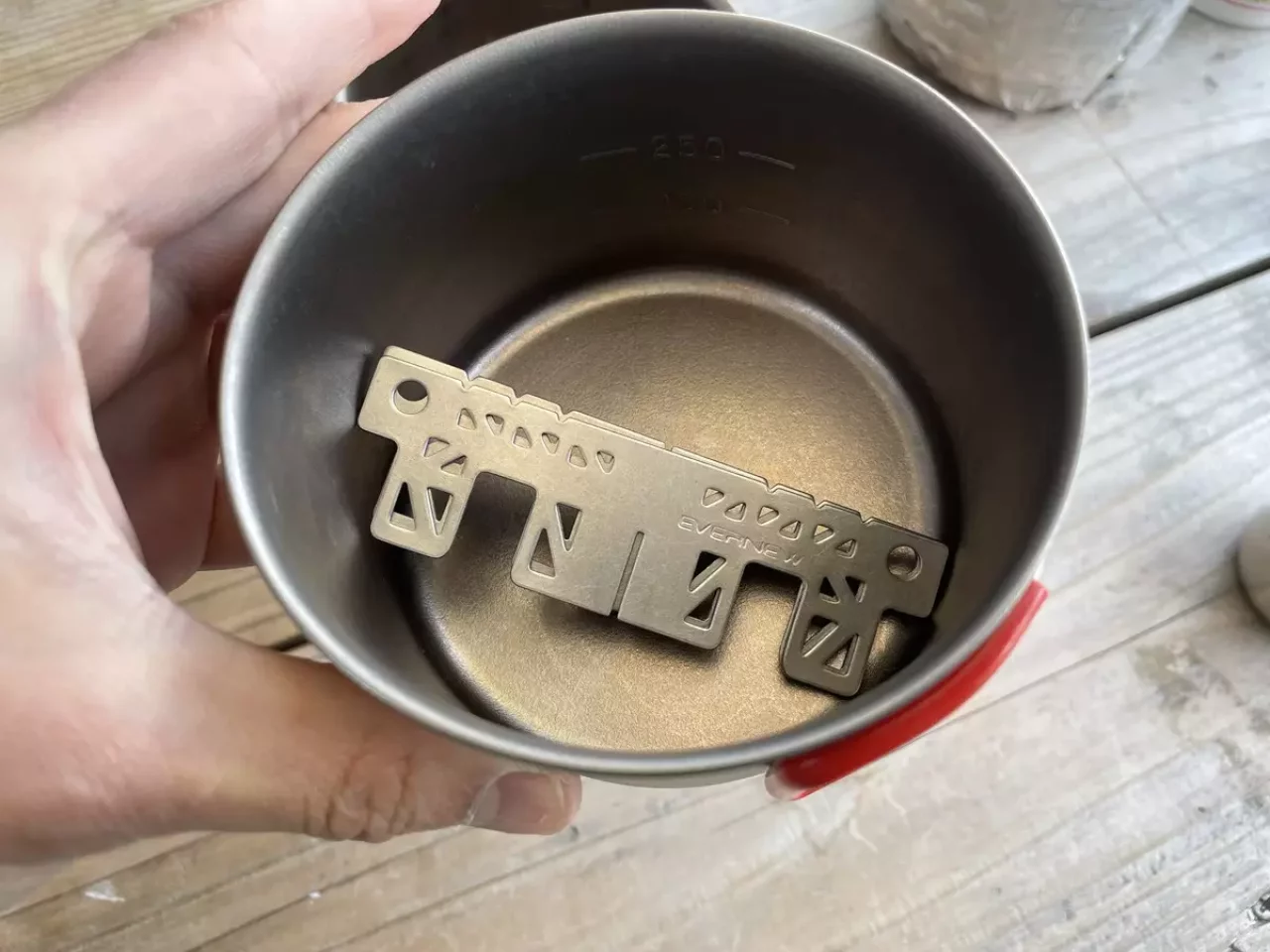 使用しているクッカーへのスタッキング