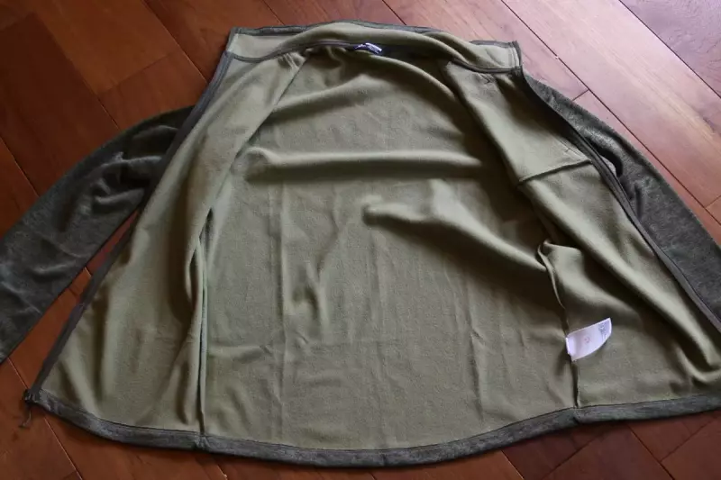 トランジション フルジップ サロモン ミッドレイヤー 裏地