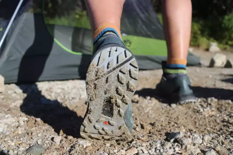 シューズ『サロモン SENSE RIDE GORE-TEX® INVISIBLE FIT』のグリップ力