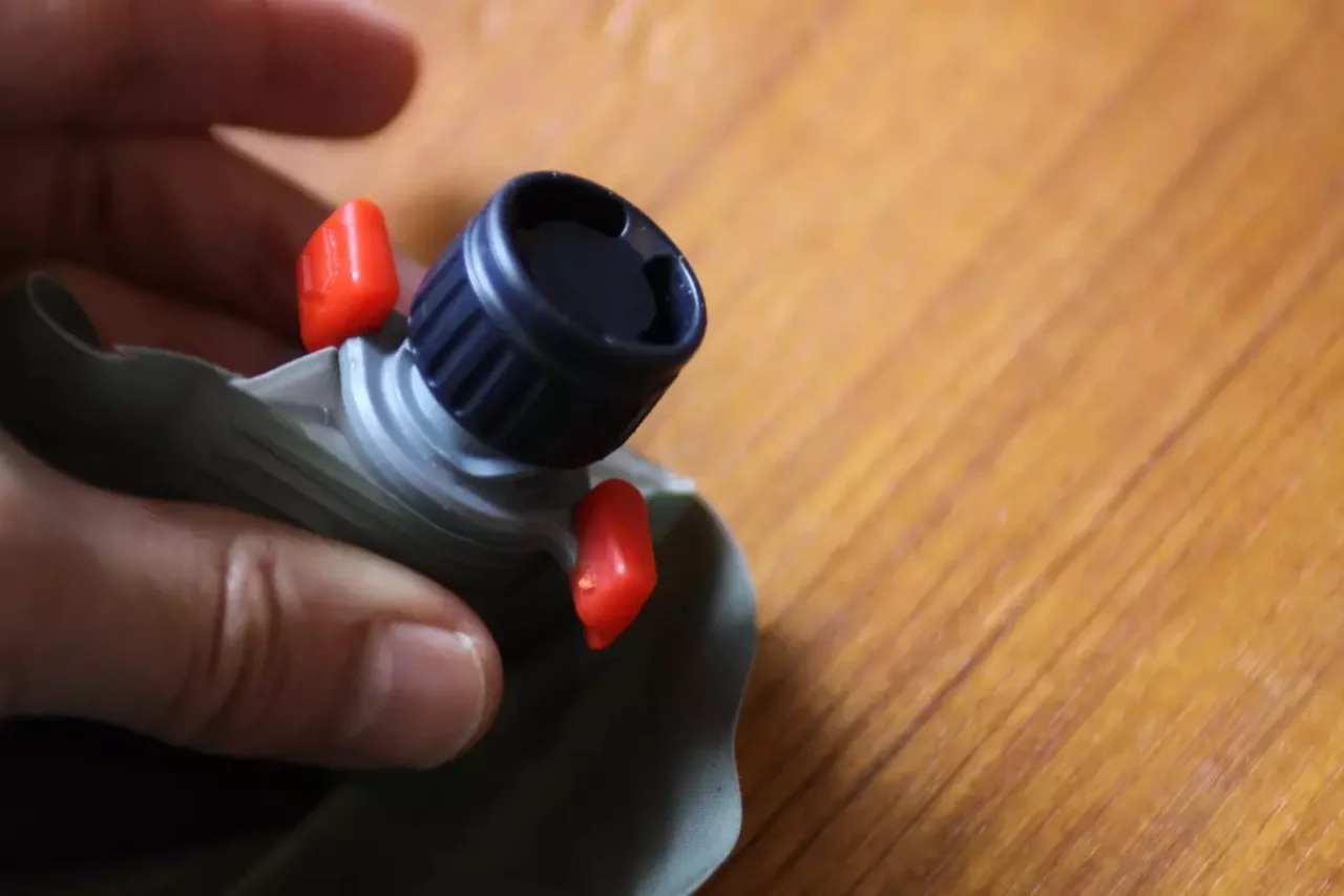 サーマレストの新テントマットのバルブ