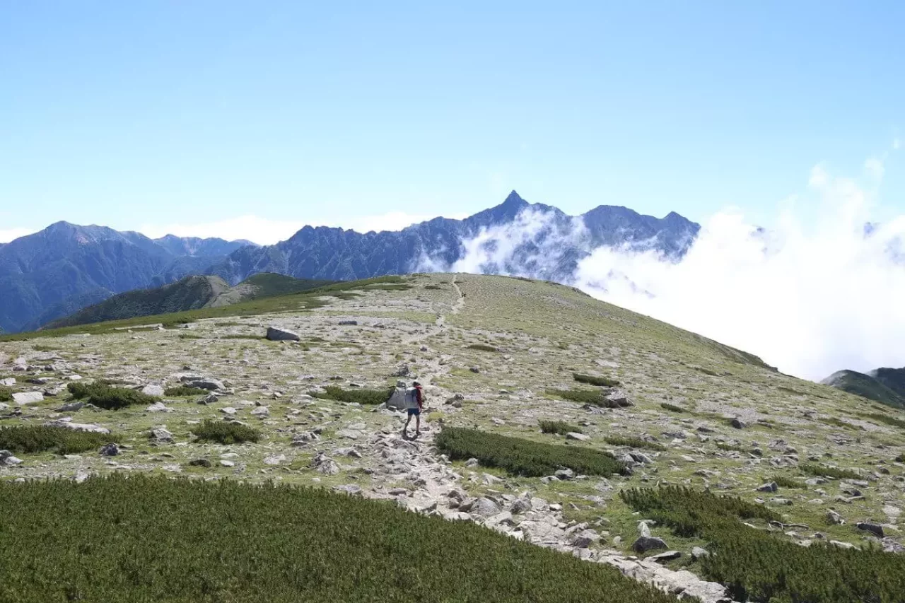 悪沢岳からの眺め