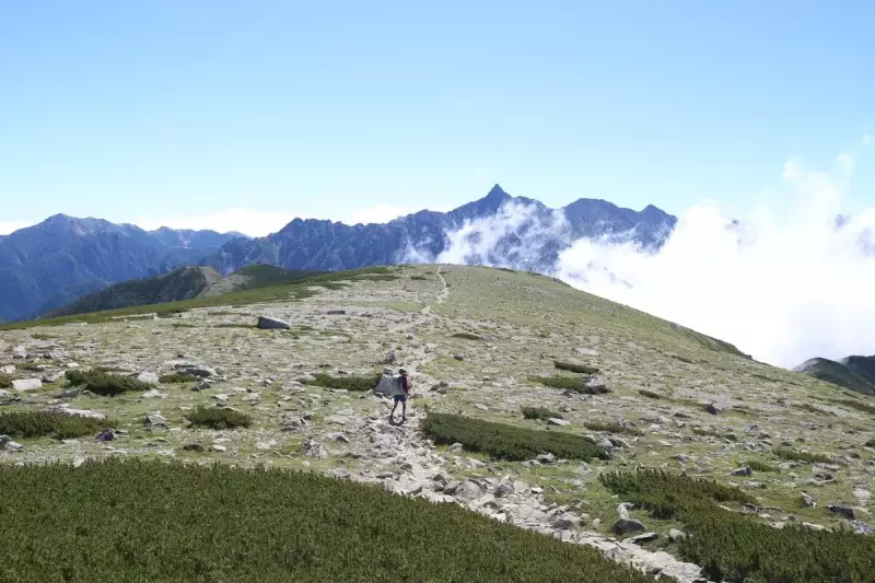 悪沢岳からの眺め