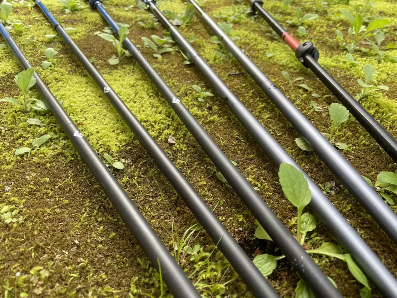 トレッキングポールによるアルミとカーボンの違い