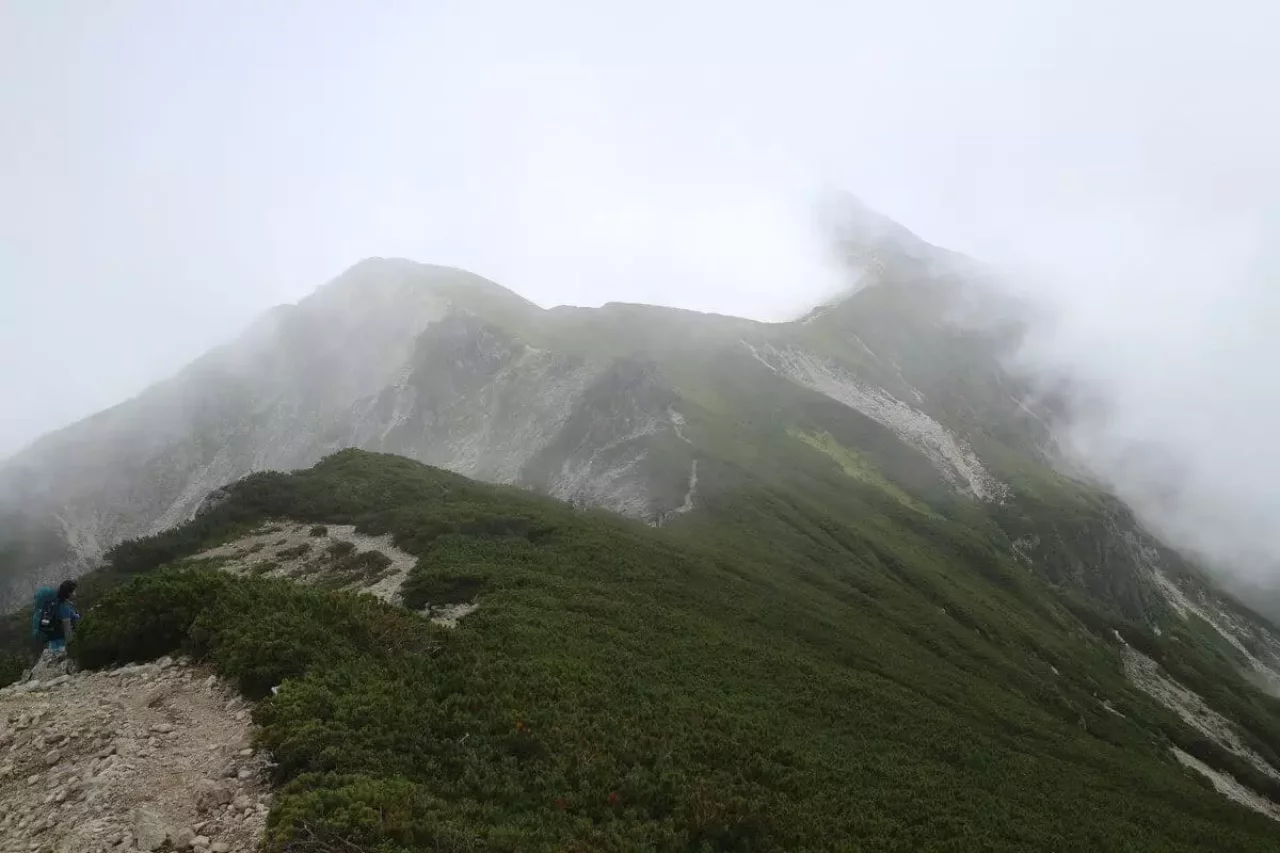 笠ヶ岳への登山道