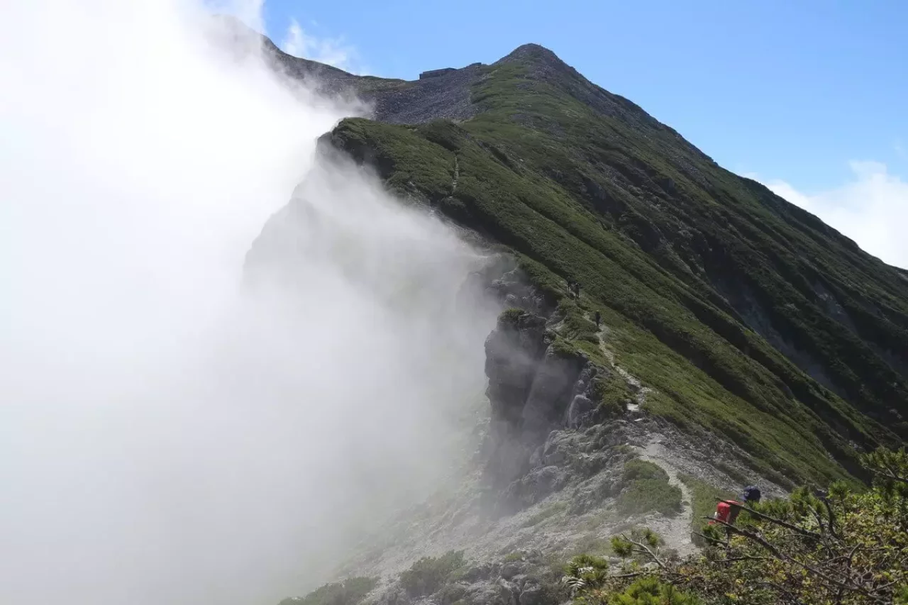 笠ヶ岳への登山道