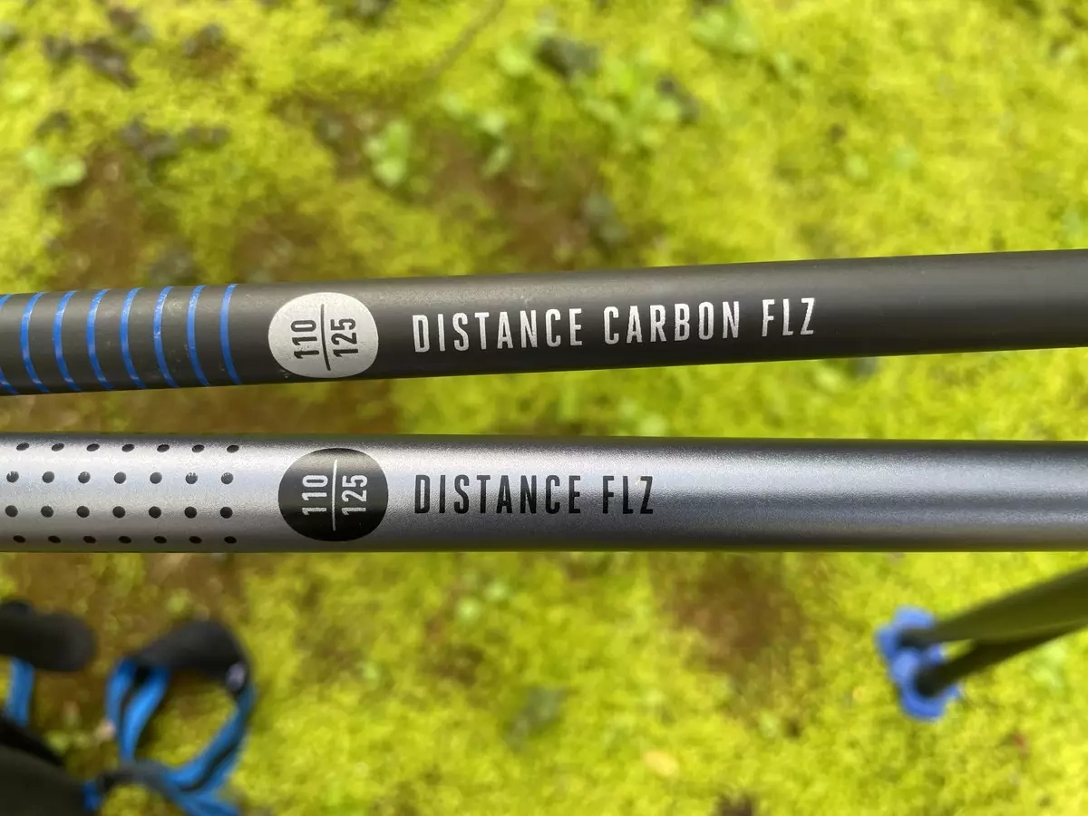 ブラックダイヤモンドのアルミ製軽量トレッキングポール-ディスタンスシリーズ2種類の比較