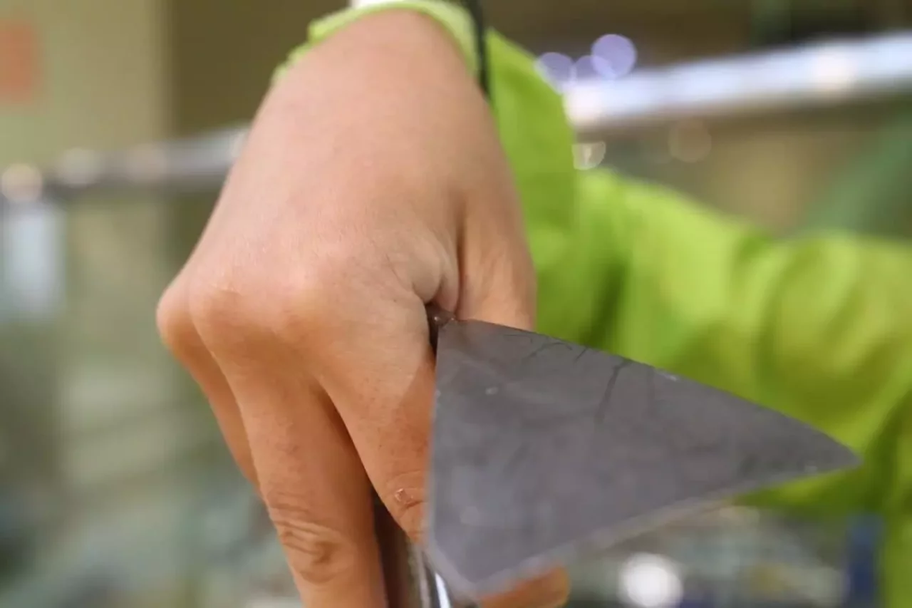 チタン製ピッケル『ミゾー 赤星』