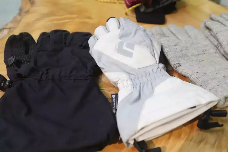 雪山用グローブ レイヤリング