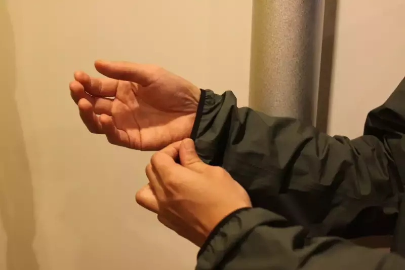 レインジャケット 袖