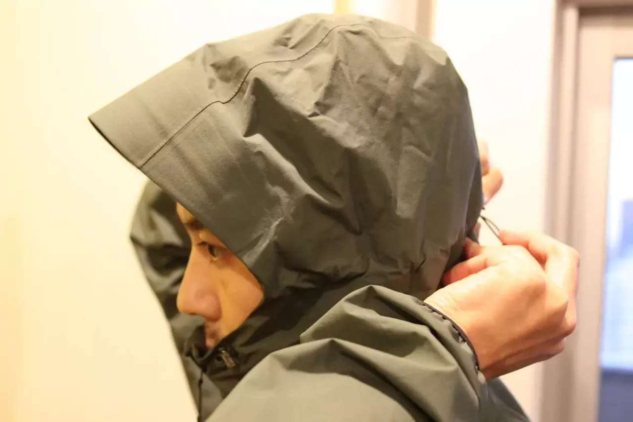 フード フィット レインジャケット