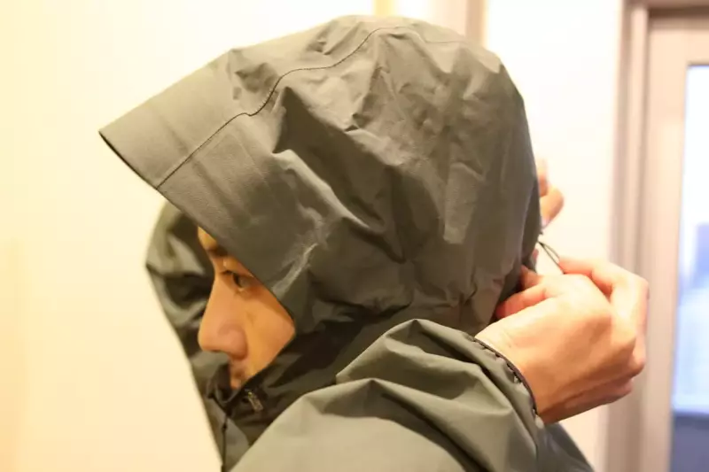 フード フィット レインジャケット