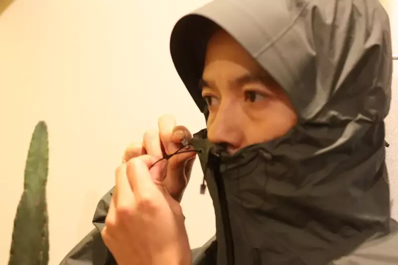 フード フィット レインジャケット