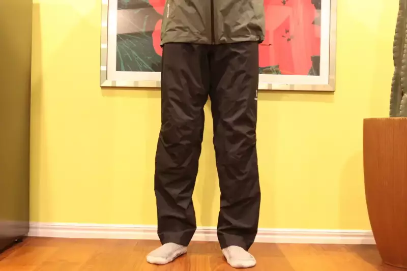 レインパンツのウエスト