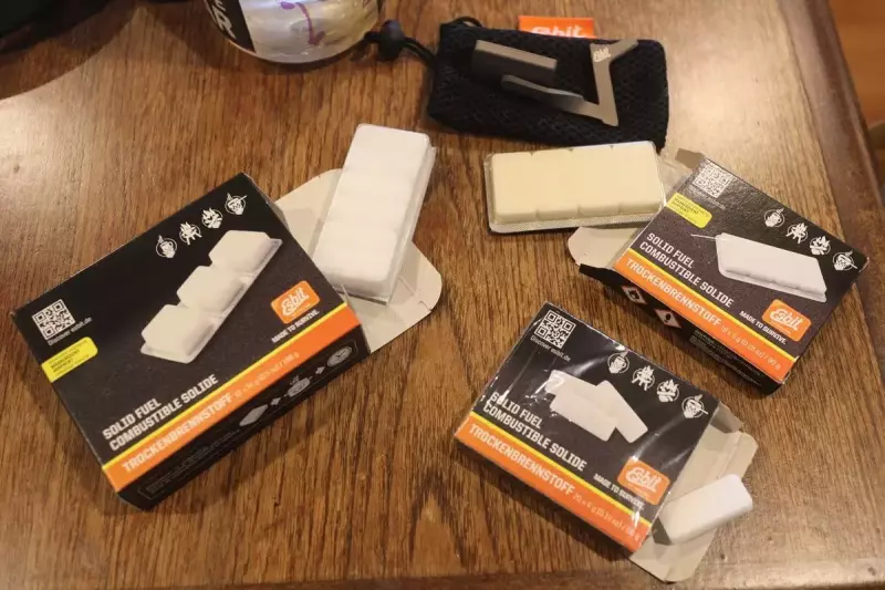 エスビットの固形燃料の種類