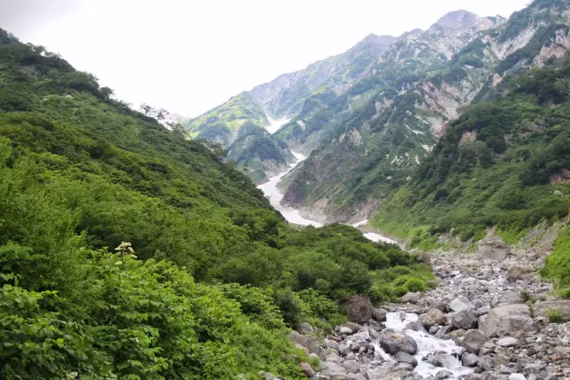 白馬岳の大雪渓について・時期の注意点