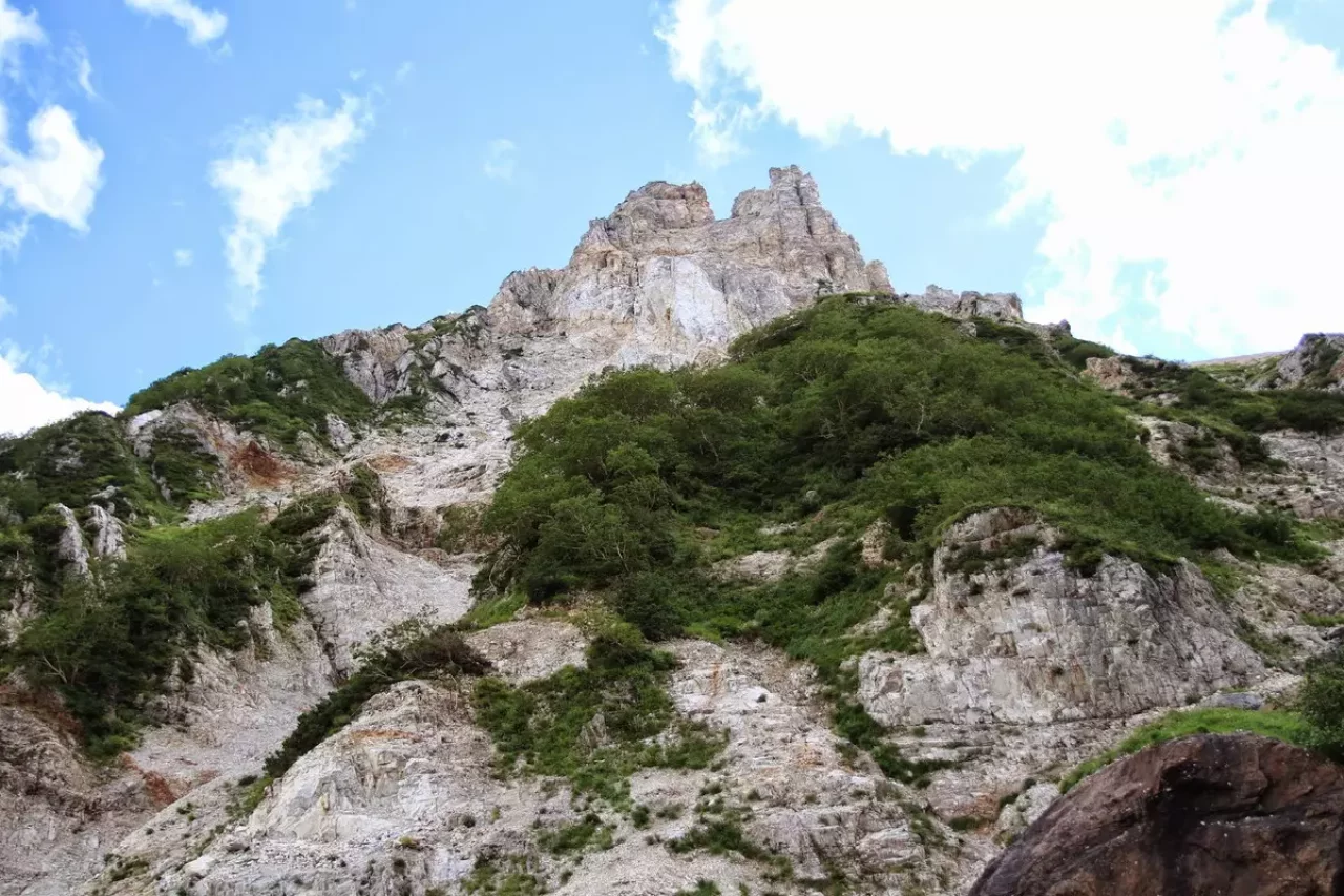 大雪渓から白馬岳 登山ルート3