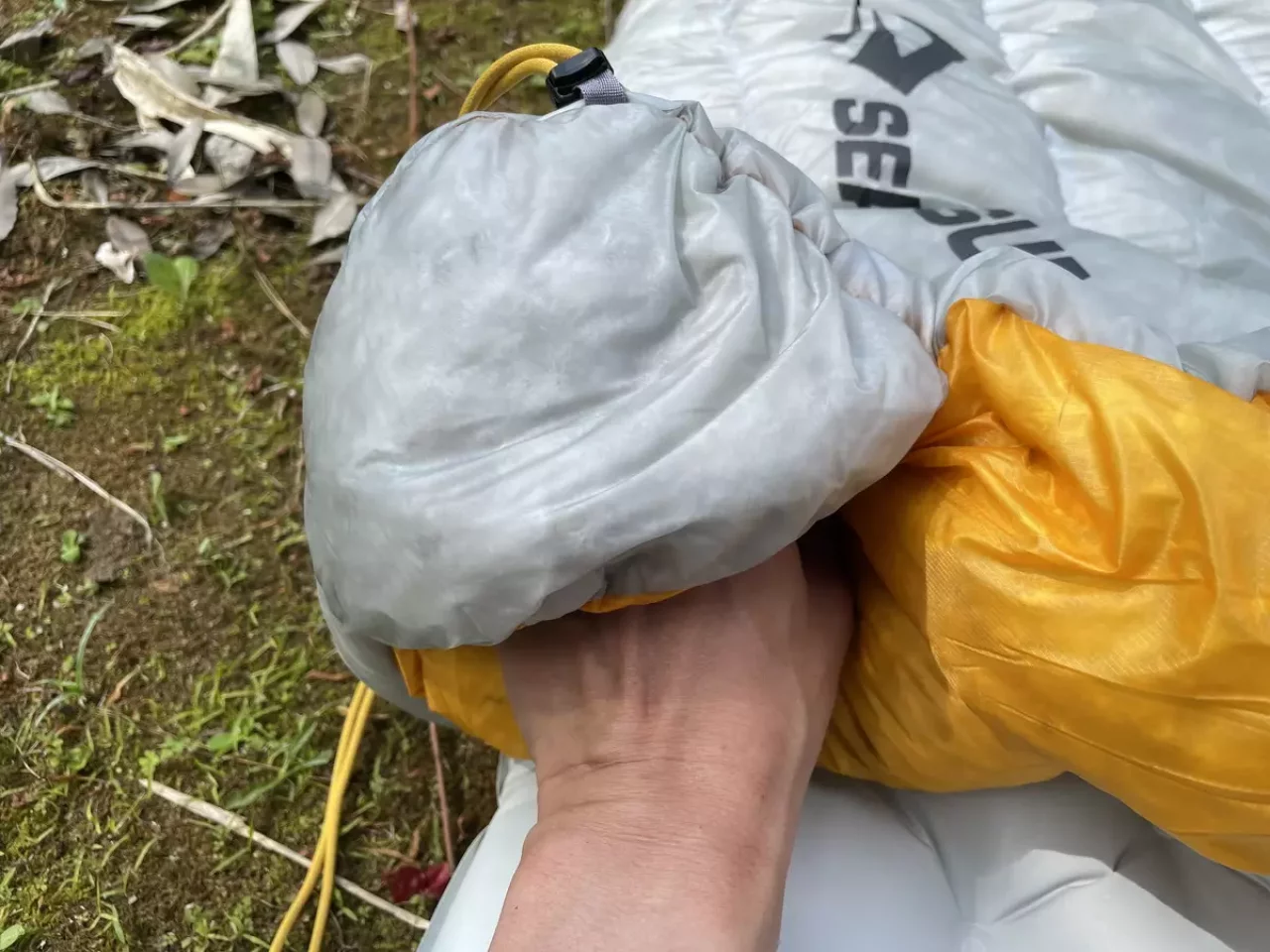 Sea to Summit エンバーダウンキルト エンバーEbI キルト型による温度調整のしやすさ