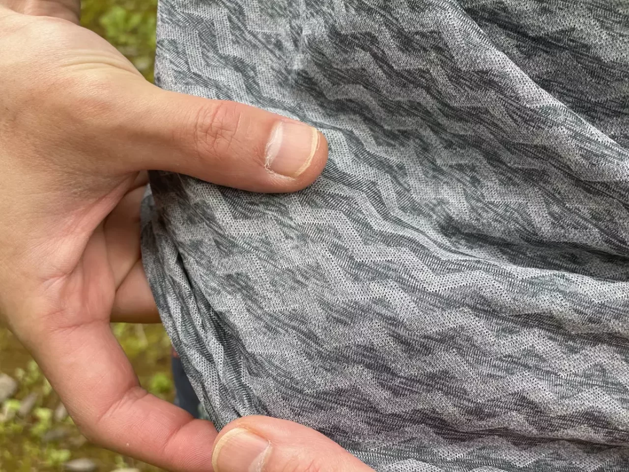 リッジ・フロー・シャツの肌触りの良さ