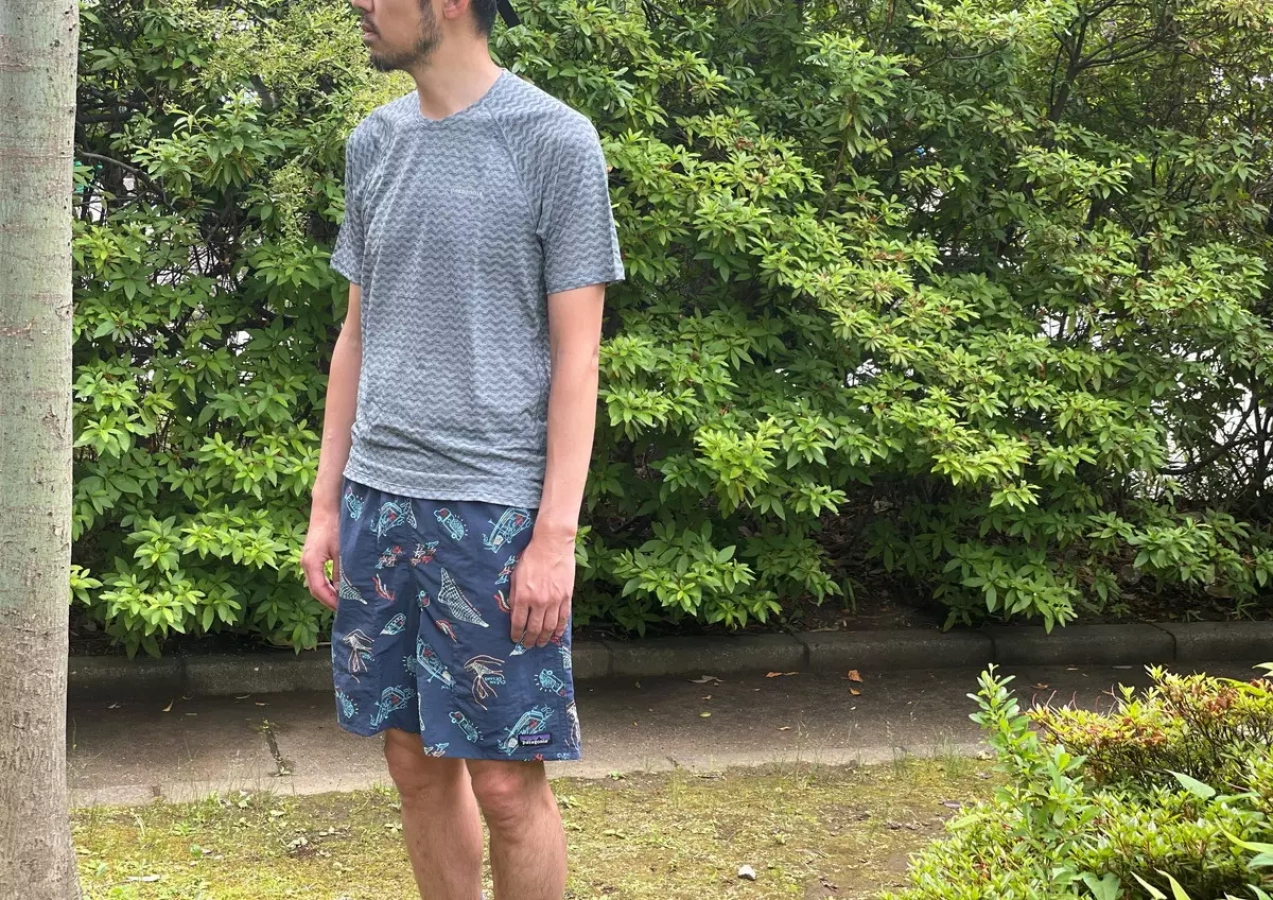 【レビュー】速乾性と通気性に優れたTシャツ−パタゴニア『リッジ・フロー・シャツ』