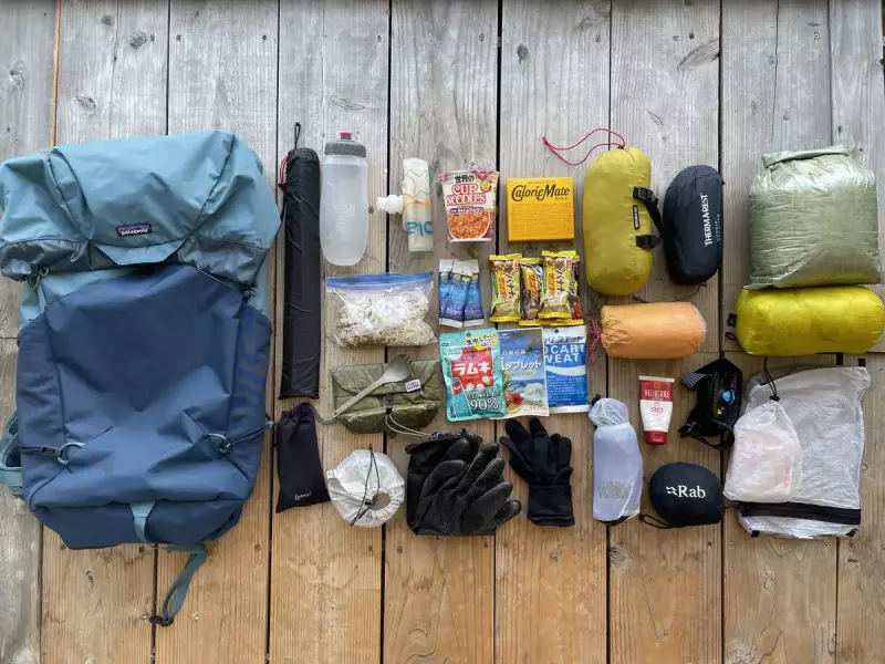 アルトヴィア・パック36Lにパッキングする装備例