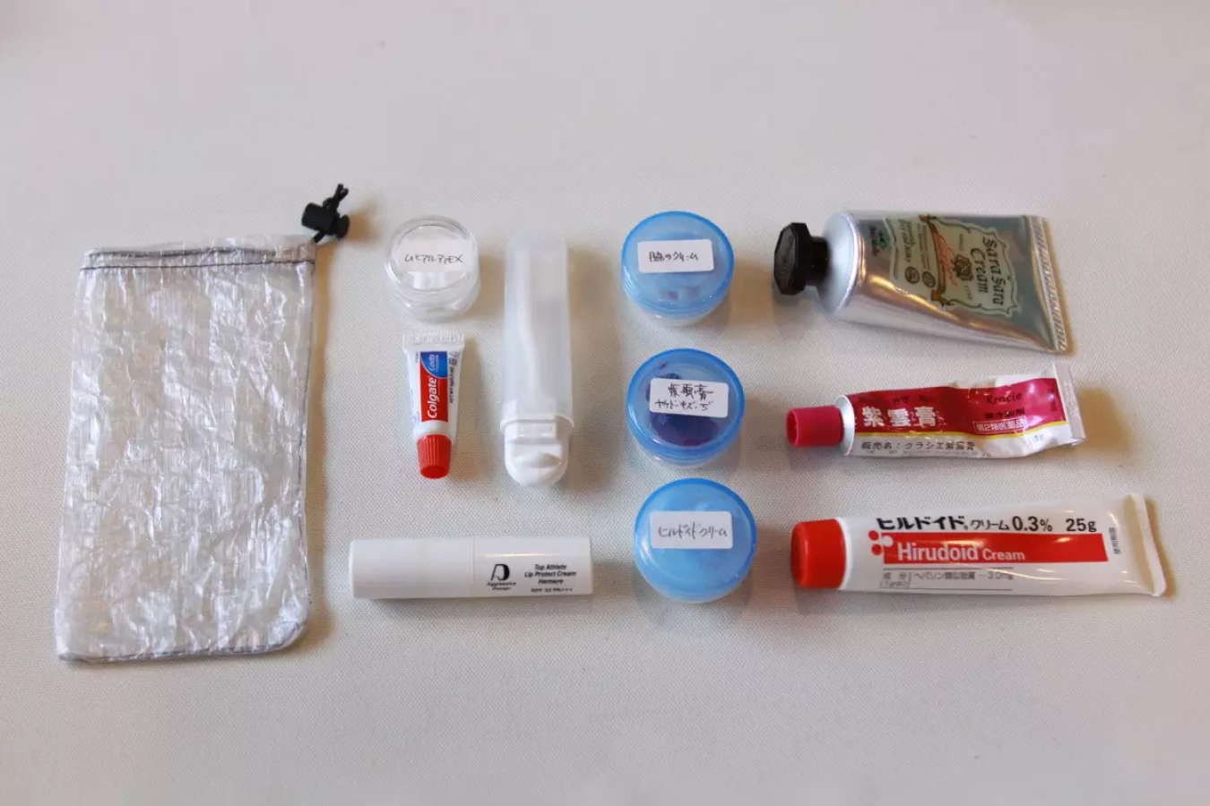 登山であると便利な軽量アイテム・コンパクトでサコッシュに入れることができる