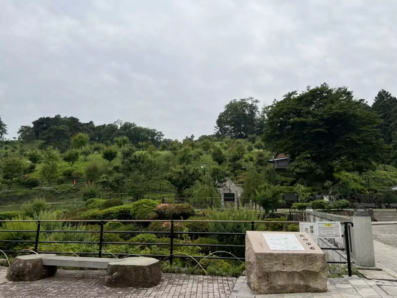 吉野梅郷、梅の公園、全景