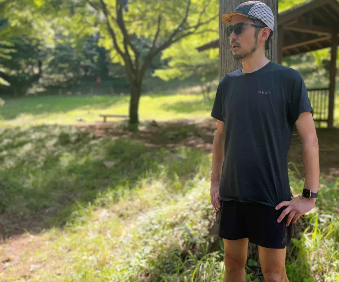 【レビュー】真夏日のトレイルランに超絶おすすめの T シャツ−Rab『ソニック Tee』