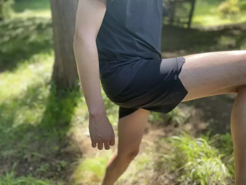 Rab『Talus ウルトラショーツ』行動のしやすさ・足上げのしやすさ