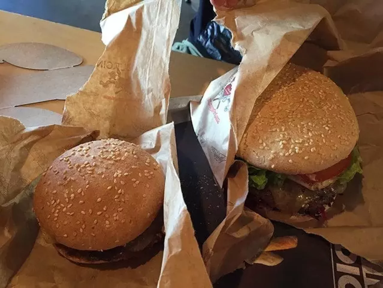 ニュージーランドのハンバーガー