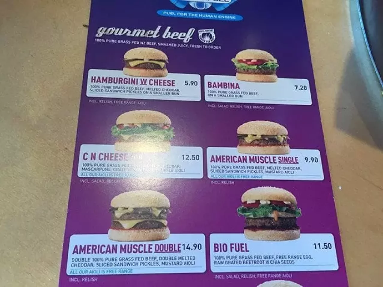 ニュージーランドのハンバーガー