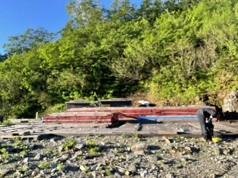 猿倉〜白馬大雪渓を使って登山開始