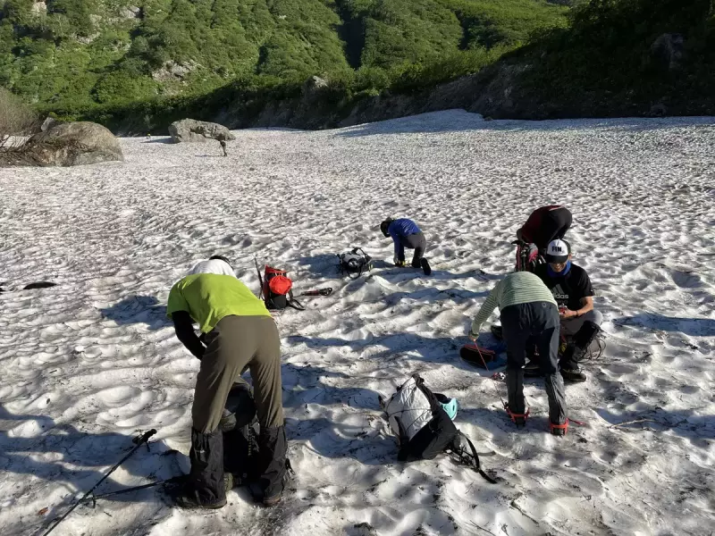 白馬大雪渓を歩く際の事前確認ポイント