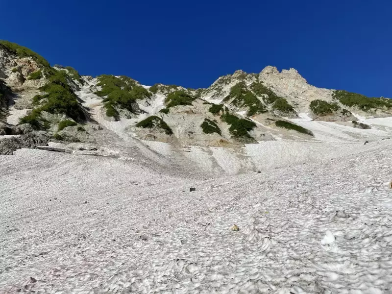 白馬大雪渓を歩く際の注意点