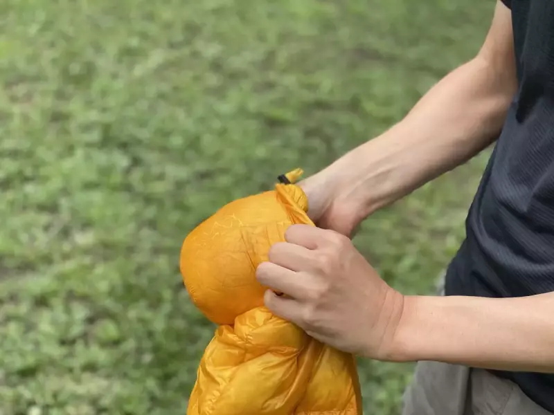 シュラフ−シートゥサミット『スパークSP0』のコンパクト性