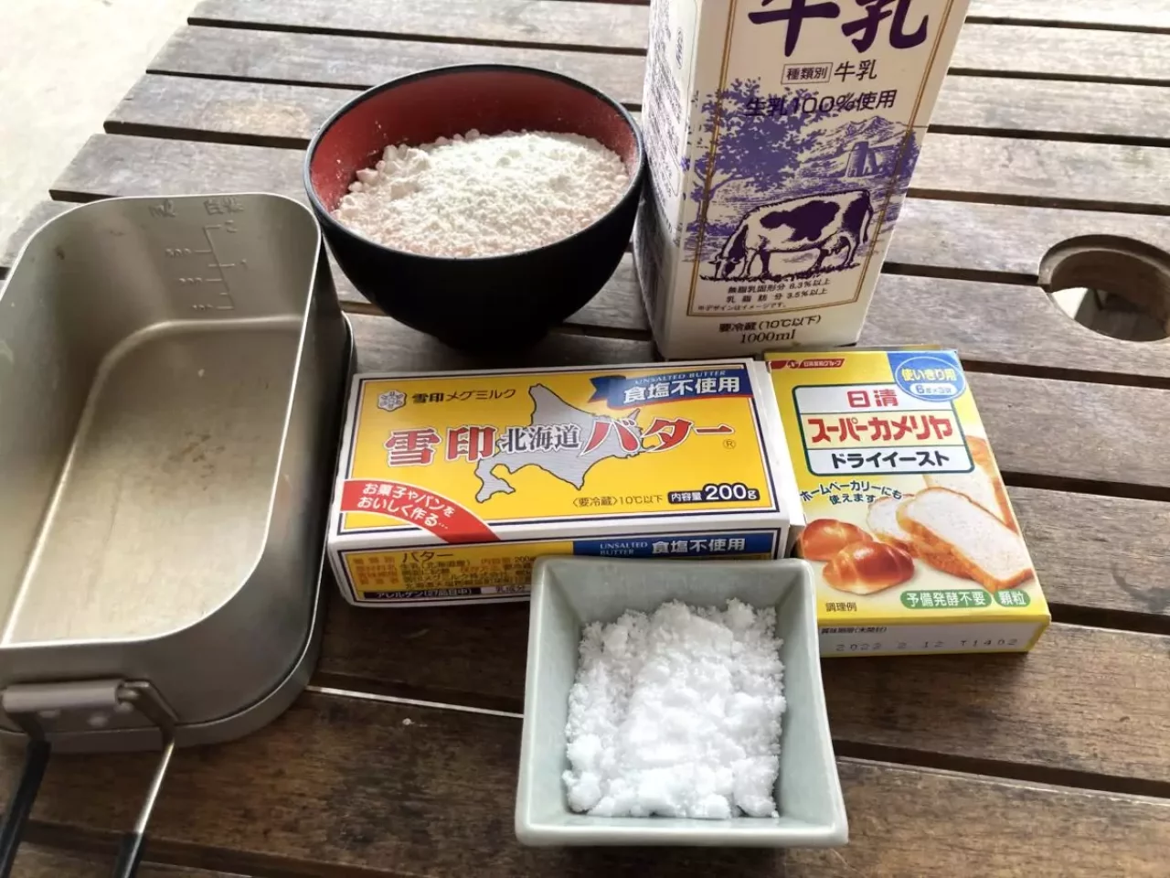 パンに必要な材料