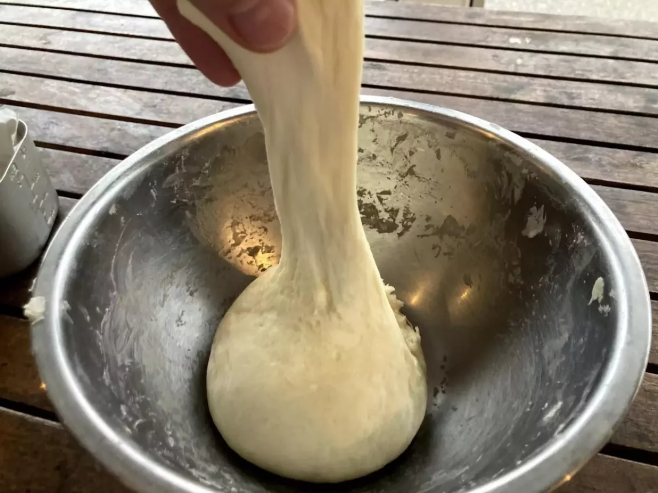 発酵後はこんなに伸びます