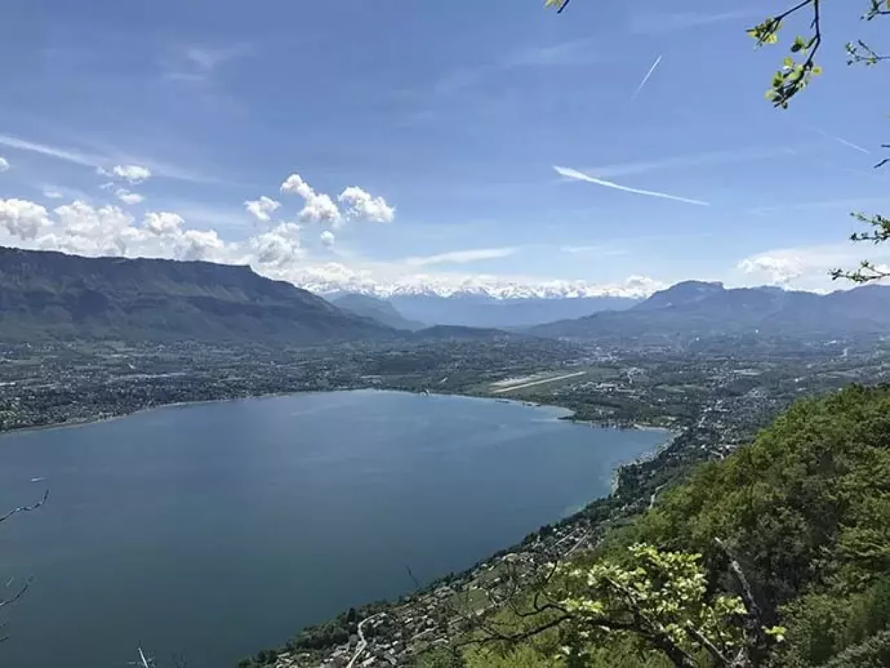 フランスの湾岸の景色
